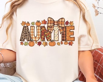 Moster Komfortfärger T-shirt Höstpumpa Rosett T-shirt Höstmoster Topp Thanksgiving T-shirt Söt Mysig Ny Moster Avslöjande T-shirt