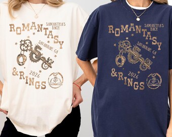 Anillos Románticos Personalizados Camiseta de Despedida de Soltera Novia Literaria Sudadera para Fiesta de Despedida de Soltera Novia Fantasía Boda Literaria Felices para Siempre Regalo Vintage