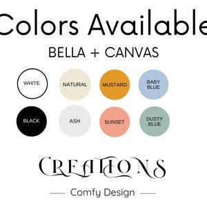 the colors available for the color wheel