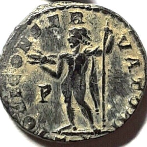 ANCIENT ROMAN Coin Authentic ancient roman of Emperor Licinius II Valerius Licinianus Licinius, c. 315 c. 326 Bronze Ae coin image 2