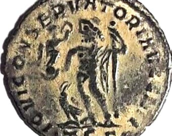 Authentic Ancient ROMAN Imperial LICINIUS I Ad 308-324 Mint Thessalonika Bronze Large Ae Nummus Follis Coin