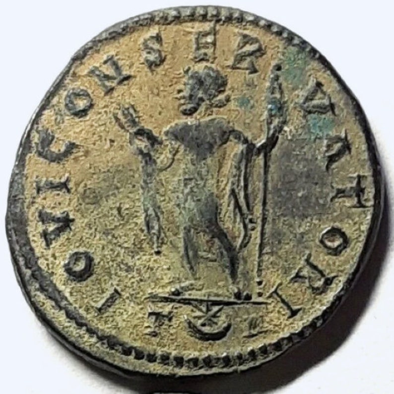 ANCIENT ROMAN Coin Authentic ancient roman of Emperor Licinius II Valerius Licinianus Licinius, c. 315 c. 326 Bronze Ae coin image 5