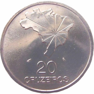 BRASILE, 1972, 20 CRUZEIROS, ARGENTO, Emissione commemorativa 150° anniversario dell'indipendenza del Brasile, Argento (.900) Moneta nella scatola originale