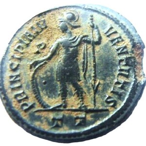 ROMAN, CRISPUS, Ancient Authentic rare grade, 317-326 Aquileia Italy Follis bronze large coin