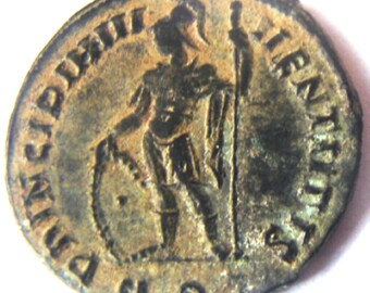 ANCIENT ROMAN COIN Authentic Roman of Crispus 317-326  A.D. large bronze follis coin High Grade coin