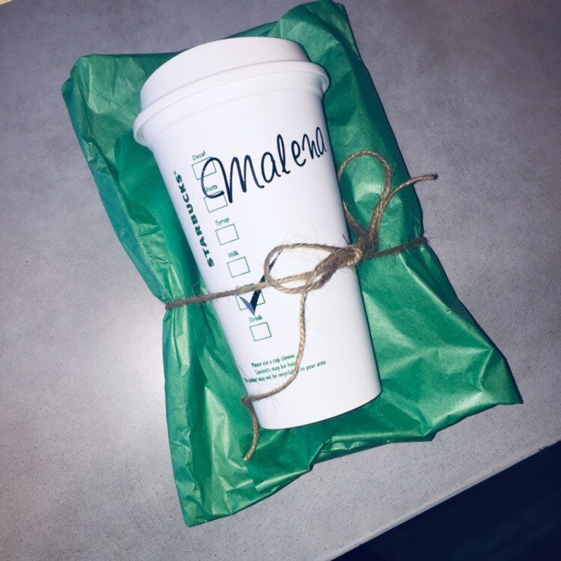 Starbucks Cup Bridesmaid Gift Personalized Starbucks Reusable Tumbler STARBUCKS TUMBLER