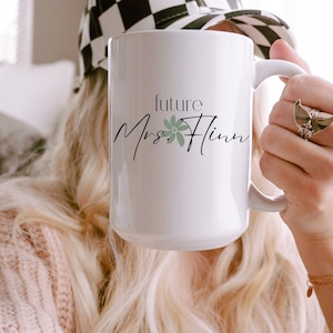 Future Mrs. Mug: Personalized Bride-to-Be Engagement Gift