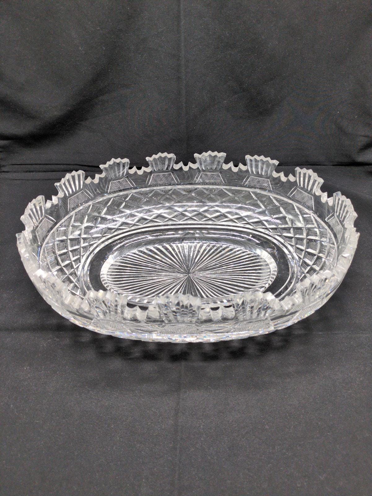 Large Waterford Crystal Bowl - Etsy