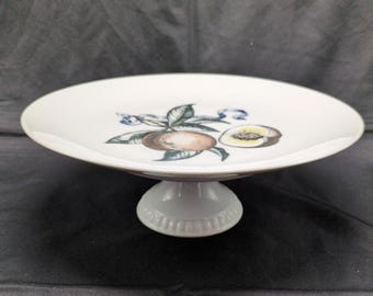 Bareuther Waldsassen Bavaria Taartbord Peche Chanceliere Fruit Botanical