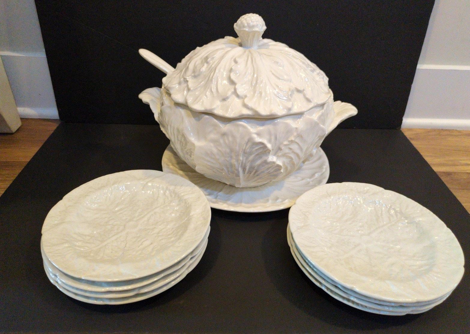 ポーセラーツ　スープチュリーン　Soup Tureen 木の実柄 ポーセラーツスープチュリーンSoup Tureen 木の実柄