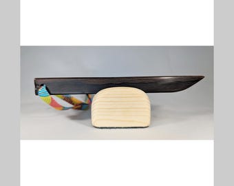 Paper cutter, letter opener made of Ziricote wood, handmade, unique piece - Paper cutter, letter opener made of Ziricote wood, handmade, unique piece