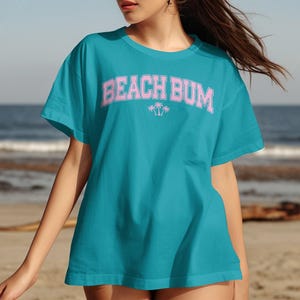 Beach Bum T-Shirt, Summer T-Shirt, Beach Vibes T-Shirt, Palm Tree T-Shirt, Vacation T-Shirt, Holiday T-Shirt, Party T-Shirt