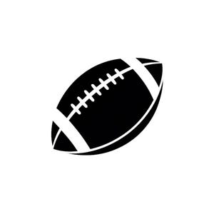 Football Digital Wall Art, Sports Home Decor, Game Day Print, Man Cave Art, Minimalist Design, Football Fan Gift, Digital Download