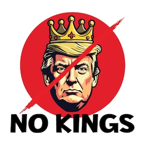 Keine Könige Digitale Kunst, Anti-Trumpf-Bild, Politischer Download, druckbares Poster, Aktivist Kunst, Demonstration