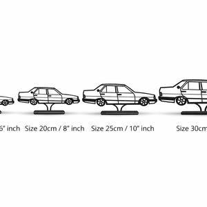 Gepersonaliseerde led-autodecor Italiaanse stijl Doğan-serie Minimale éénregelige auto Silhouet Licht Automotive Autoliefhebber Cadeau Voertuigoverzichtskunst afbeelding 10