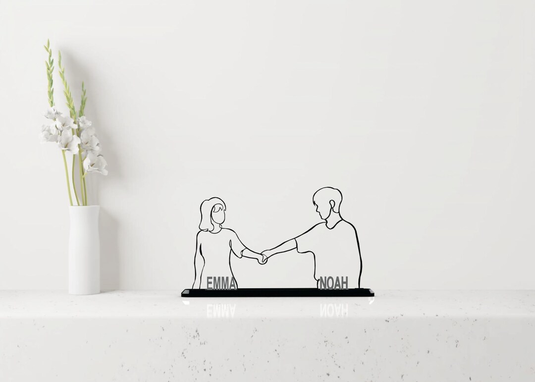 Personalized Couple Handshake 3D Print: Romantic Desk Decor Keepsake - Etsy