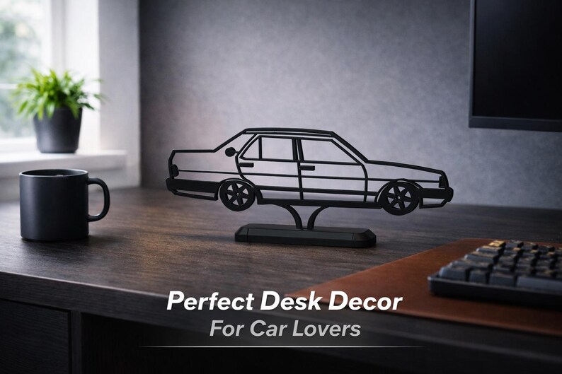 Gepersonaliseerde led-autodecor Italiaanse stijl Doğan-serie Minimale éénregelige auto Silhouet Licht Automotive Autoliefhebber Cadeau Voertuigoverzichtskunst afbeelding 3