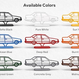 Gepersonaliseerde led-autodecor Italiaanse stijl Doğan-serie Minimale éénregelige auto Silhouet Licht Automotive Autoliefhebber Cadeau Voertuigoverzichtskunst afbeelding 11