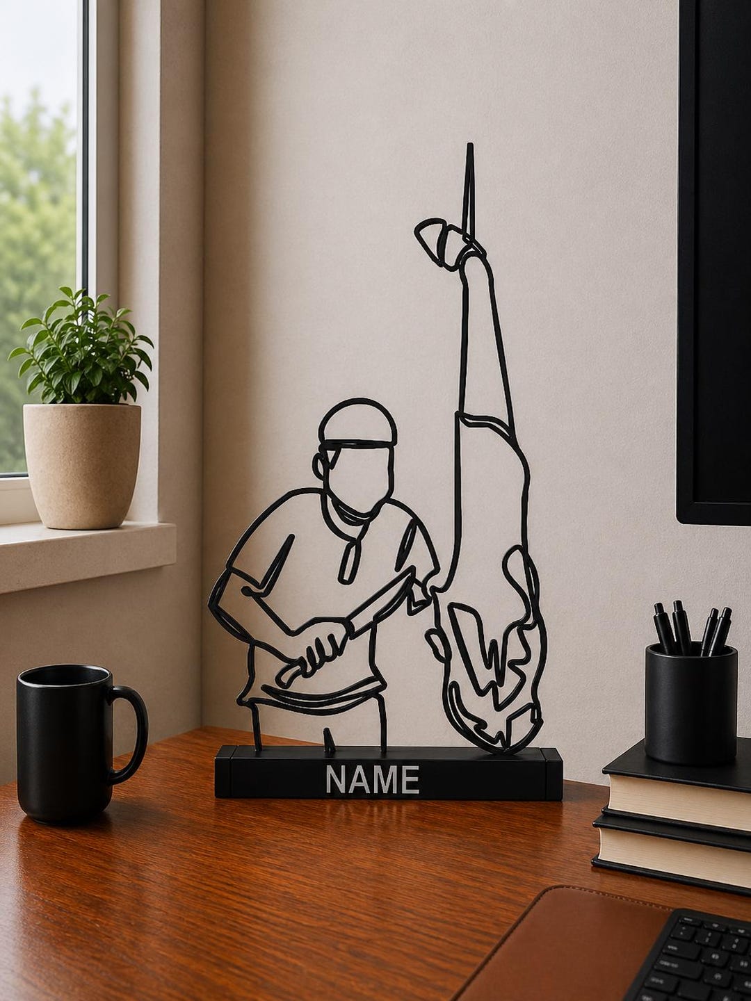 Personalized Butcher Shop Decor Custom Name Sign Minimal Meat Lover Art ...