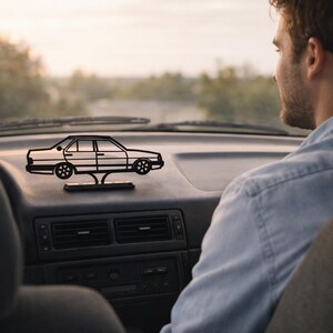 Gepersonaliseerde led-autodecor Italiaanse stijl Doğan-serie Minimale éénregelige auto Silhouet Licht Automotive Autoliefhebber Cadeau Voertuigoverzichtskunst afbeelding 6