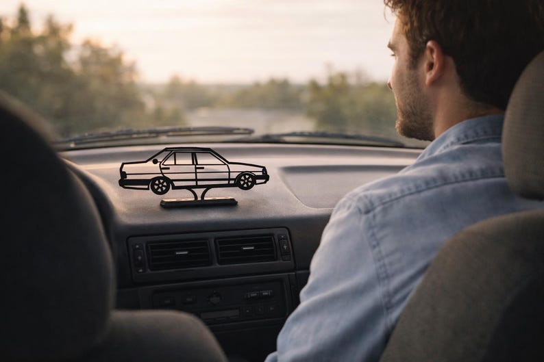 Gepersonaliseerde led-autodecor Italiaanse stijl Doğan-serie Minimale éénregelige auto Silhouet Licht Automotive Autoliefhebber Cadeau Voertuigoverzichtskunst afbeelding 6