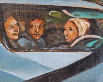 Small oil painting by Neil Collins. 4" by 6". One of a kind.