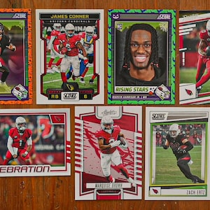 NFL Football Cards Arizona Cardinals Team Pack - 7 Cards - 2022-2024 - NFC West - Sports Collectibles Memorabilia