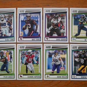 NFL Football Cards 2022 SCORE Wide Receiver Pack Sport Erinnerungsstücke