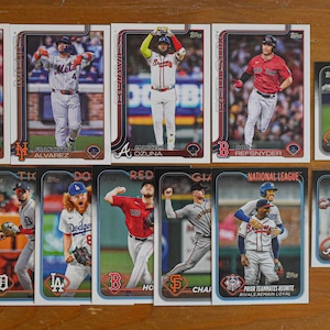 MLB Baseball Cards 2024-2025 Topps Custom Pack - 11 Cards - Sports Collectibles Memorabilia