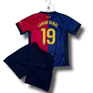Lamine Yamal 19 Barcelona kit for boys and girls age 3-13
