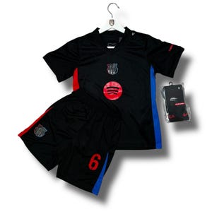 Lamine Yamal 19 Away Barcelona kit for boys and girls age 3-13