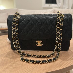 Bolsa Chanel Caviar Classic Flap