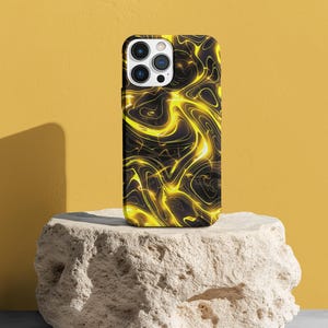 Lando Norris Glow – F1 Racing  Neon Yellow iPhone Case