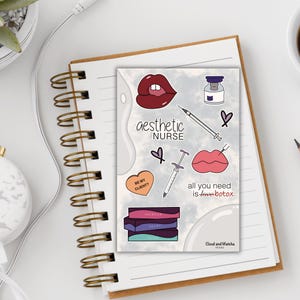 Aesthetic Nurse Injector Sticker Sheet, Nurse Stickers, Botox, Lip Filler, Matte Vinyl Kiss Cut Stickers