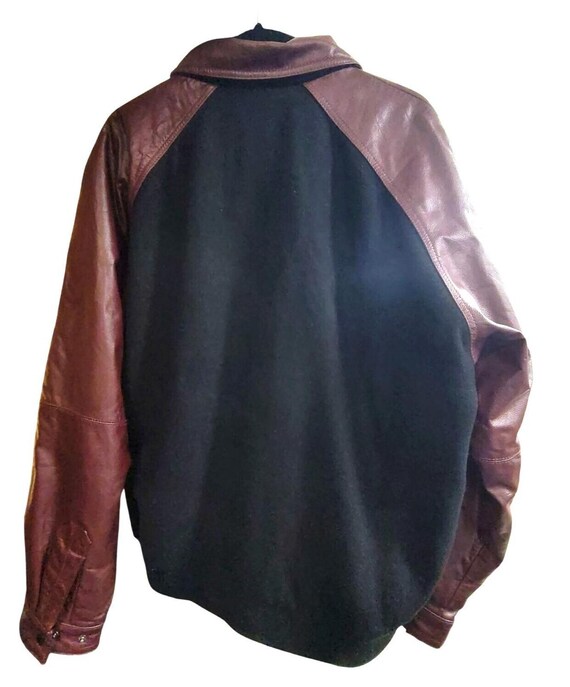 Mens Stormtech Wool - Polyester Jacket with Leath… - image 2