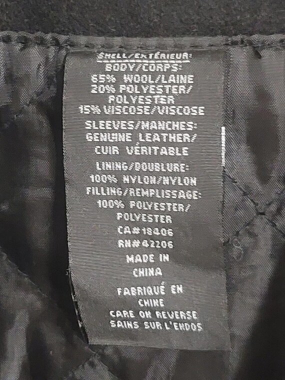 Mens Stormtech Wool - Polyester Jacket with Leath… - image 14