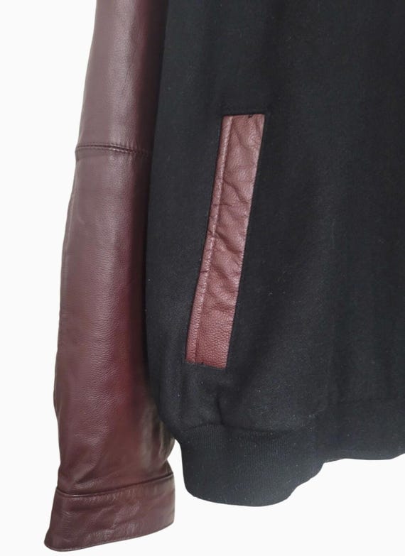 Mens Stormtech Wool - Polyester Jacket with Leath… - image 7