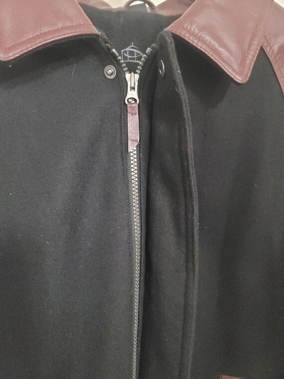 Mens Stormtech Wool - Polyester Jacket with Leath… - image 3