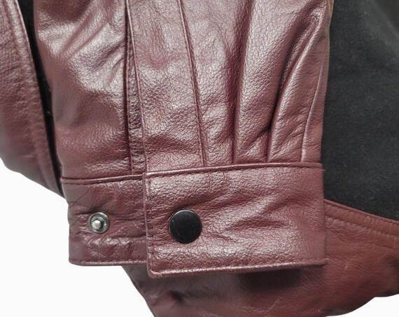 Mens Stormtech Wool - Polyester Jacket with Leath… - image 12