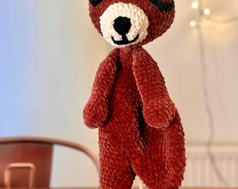 Crochet Bear Snuggler Pattern – Amigurumi Snuggler Plush – Crochet Pattern for Baby Gift, Crochet Teddy Bear, Crochet Animal Pattern