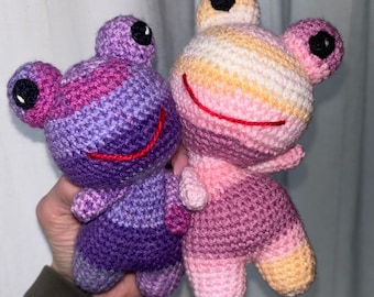 Crochet Frog Plushie Pattern: DIY Amigurumi (PDF Pattern)