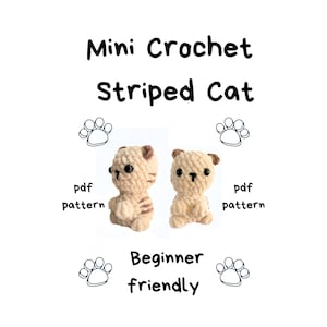 Amigurumi Cat Crochet Pattern: Beginner-Friendly DIY (PDF Pattern)