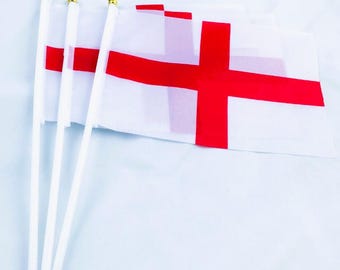 10 Fabric St George Hand Waving Flag England Football Celebration Party