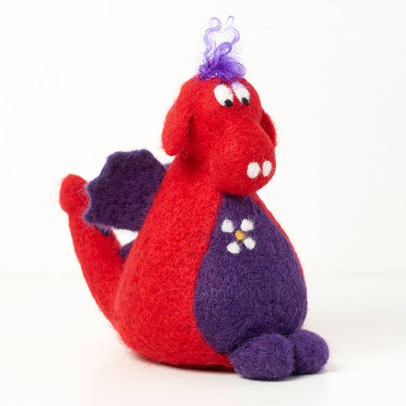 Dragon Needle Felting Kitfelting Giftneedle Felting Etsy