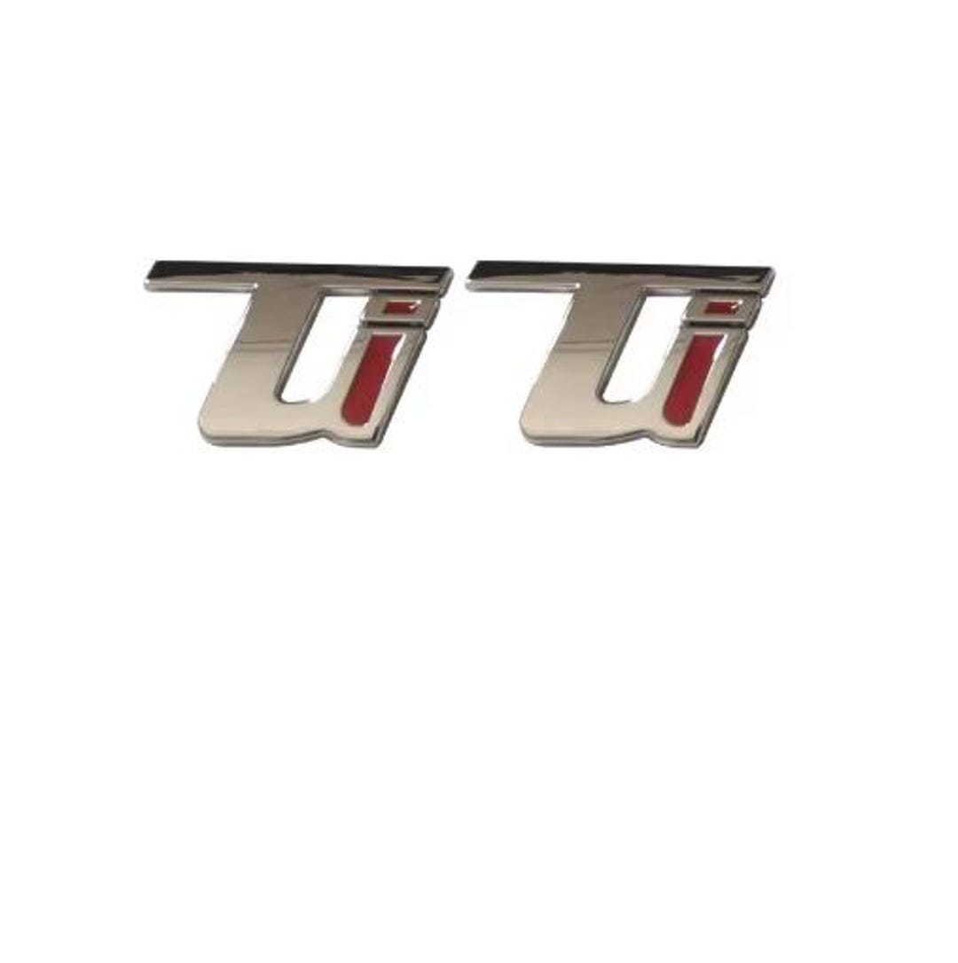 3S MOTORLINE – 2 Adesivi In Vinile Per Auto Stemma Tedesco, Nero Opaco, Applicazione Facile