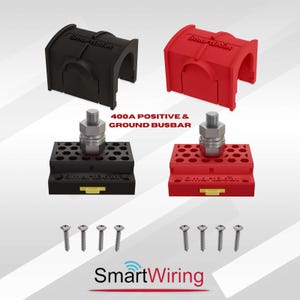 400A Sammelschiene: 12V-48V DC Stromverteilerblock für Marine, Wohnmobile, Solar