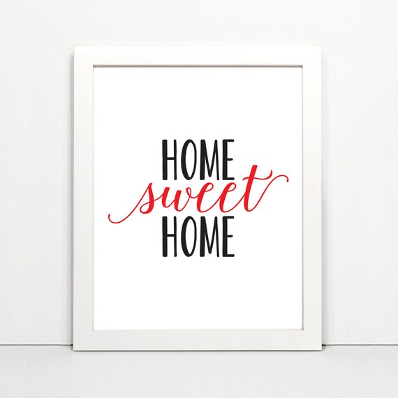 Printable Art Home Sweet Home Printable Wall Art Gallery | Etsy