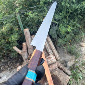 Japanese Yanagiba kitchen knife, Handcrafted Traditional Sashimi Knife, Yanagiba Knife, Chef Knife, N690 Stainless Steel Kitchen Knife