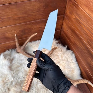 Handmade Elmax Steel Kiritsuke Knife: Japanese Chef Knife