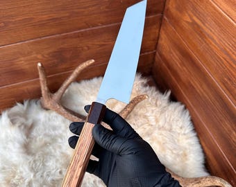 Handgjord Kiritsuke-kniv från Elmax-stål: Japansk kockkniv